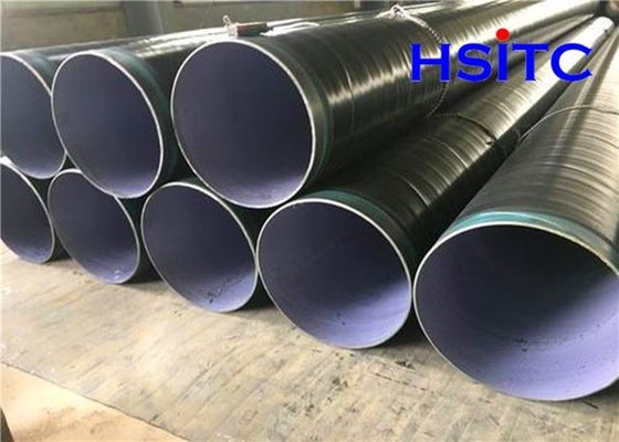 Din30670 3000mm Αντικροσιόν ατσάλινο σωλήνα Τρία στρώματα PP