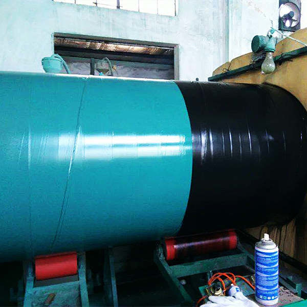 3lpe εξωτερική επικάλυψη Ssaw Steel Pipe Api 5l Din30670 Standard 0