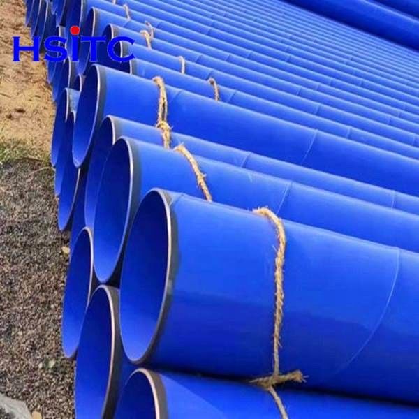 Μηχανική ανθρακωρυχείων Fbe Coating Ssaw Steel Pipe For External Coating Water Supply 0